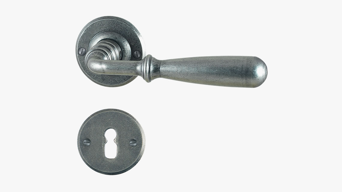 Iron door handle