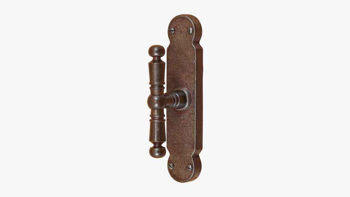 Iron window handle