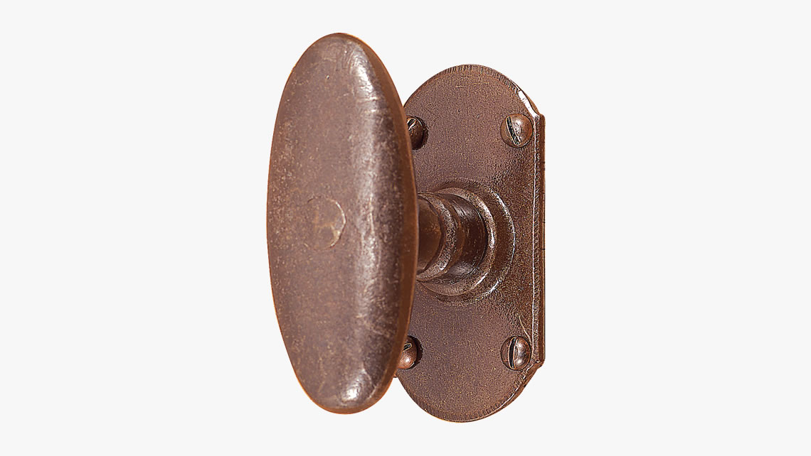 Forged iron window handle