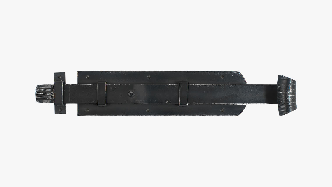 Forged iron vertical bolt