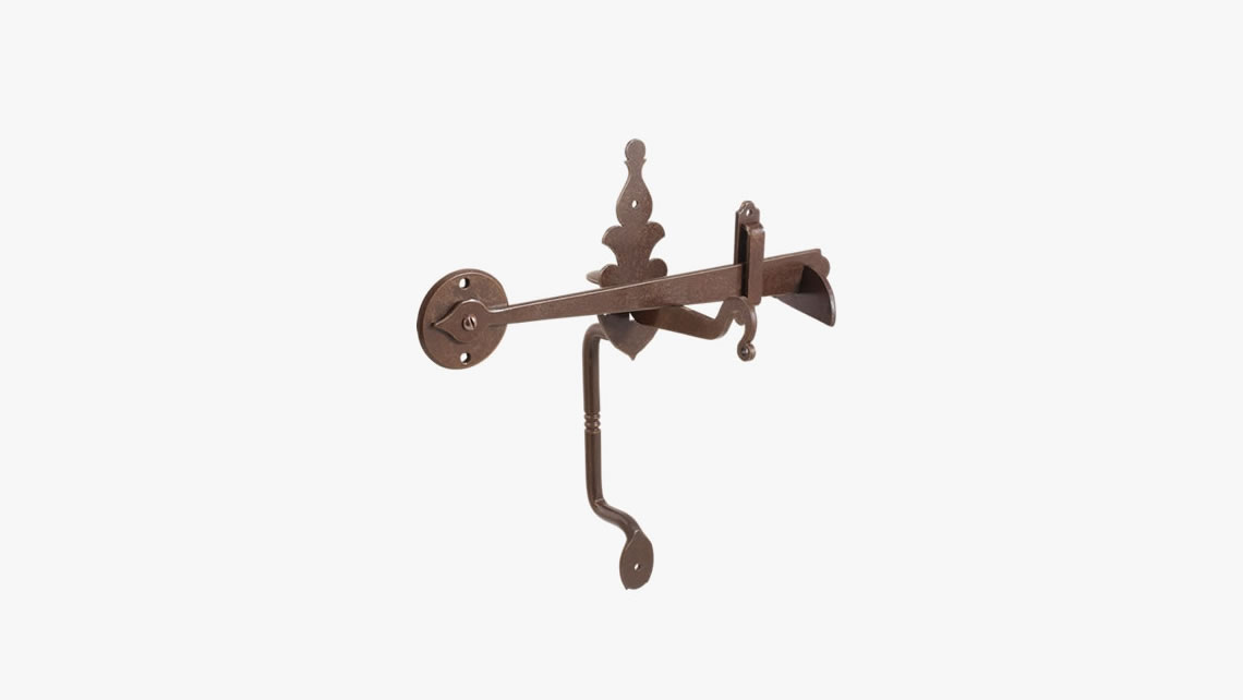 Forged iron thumb latch