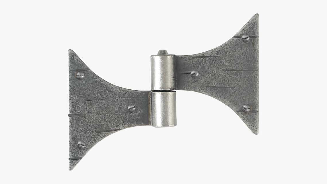 Iron flat hinge