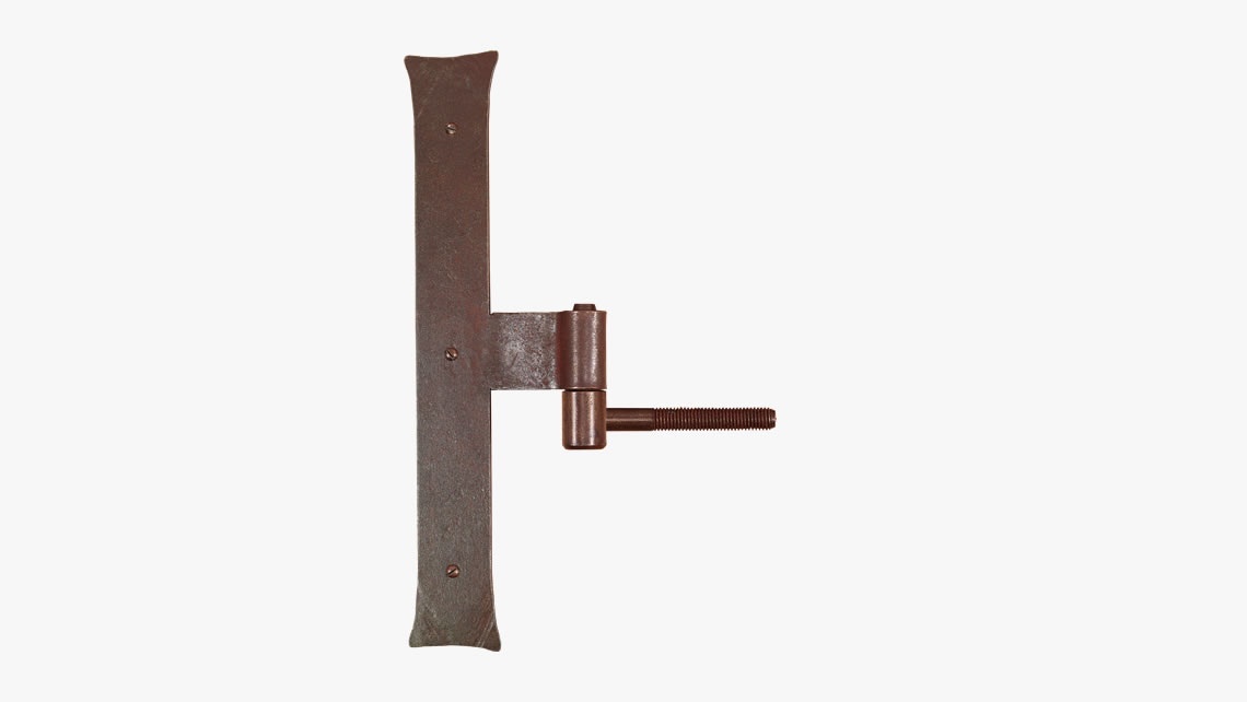 Forged iron vertical hinge