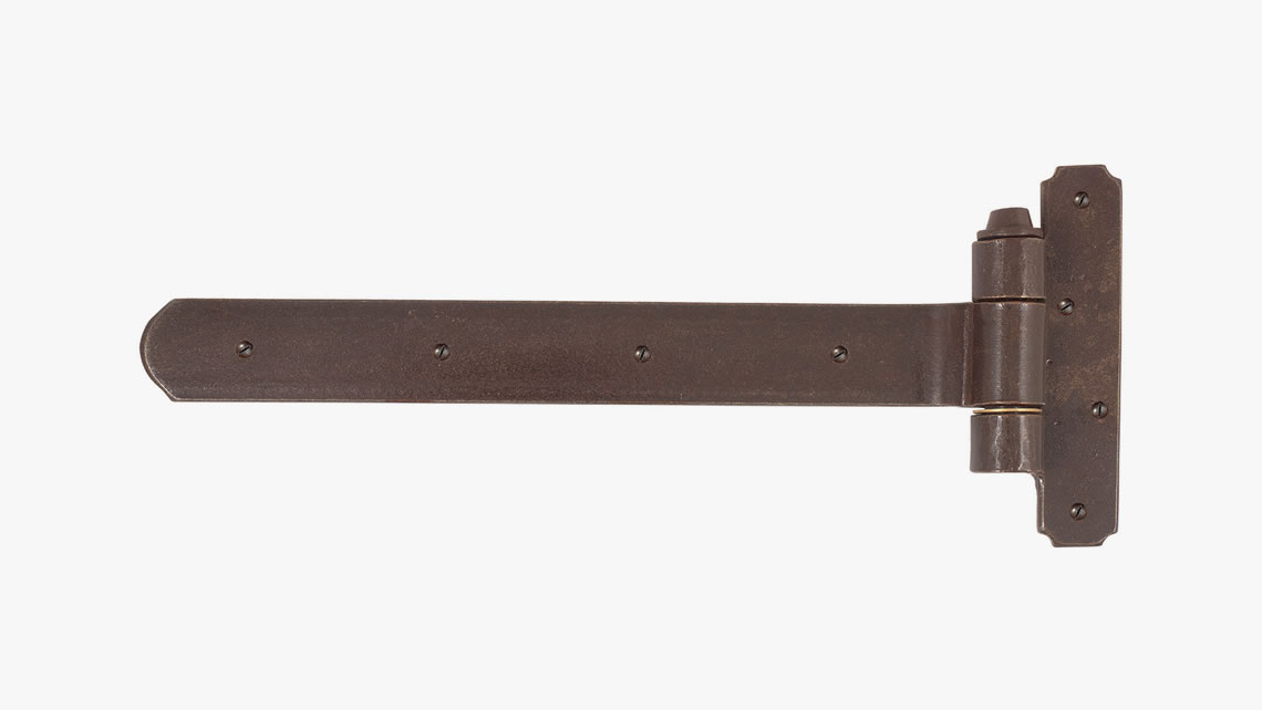 Forged iron hinge