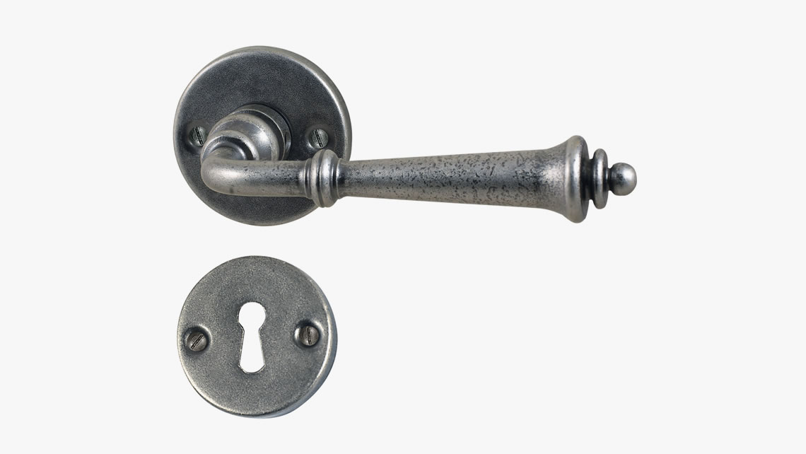 Iron door handle