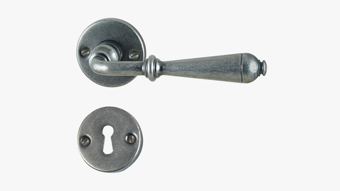 Iron door handle