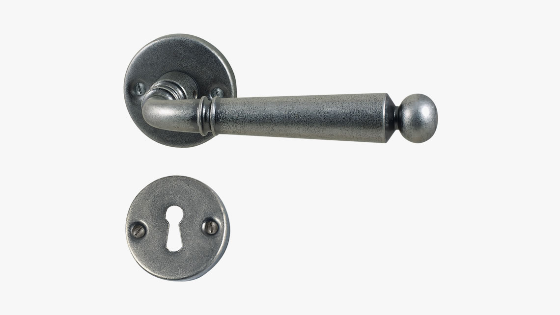 Iron door handle