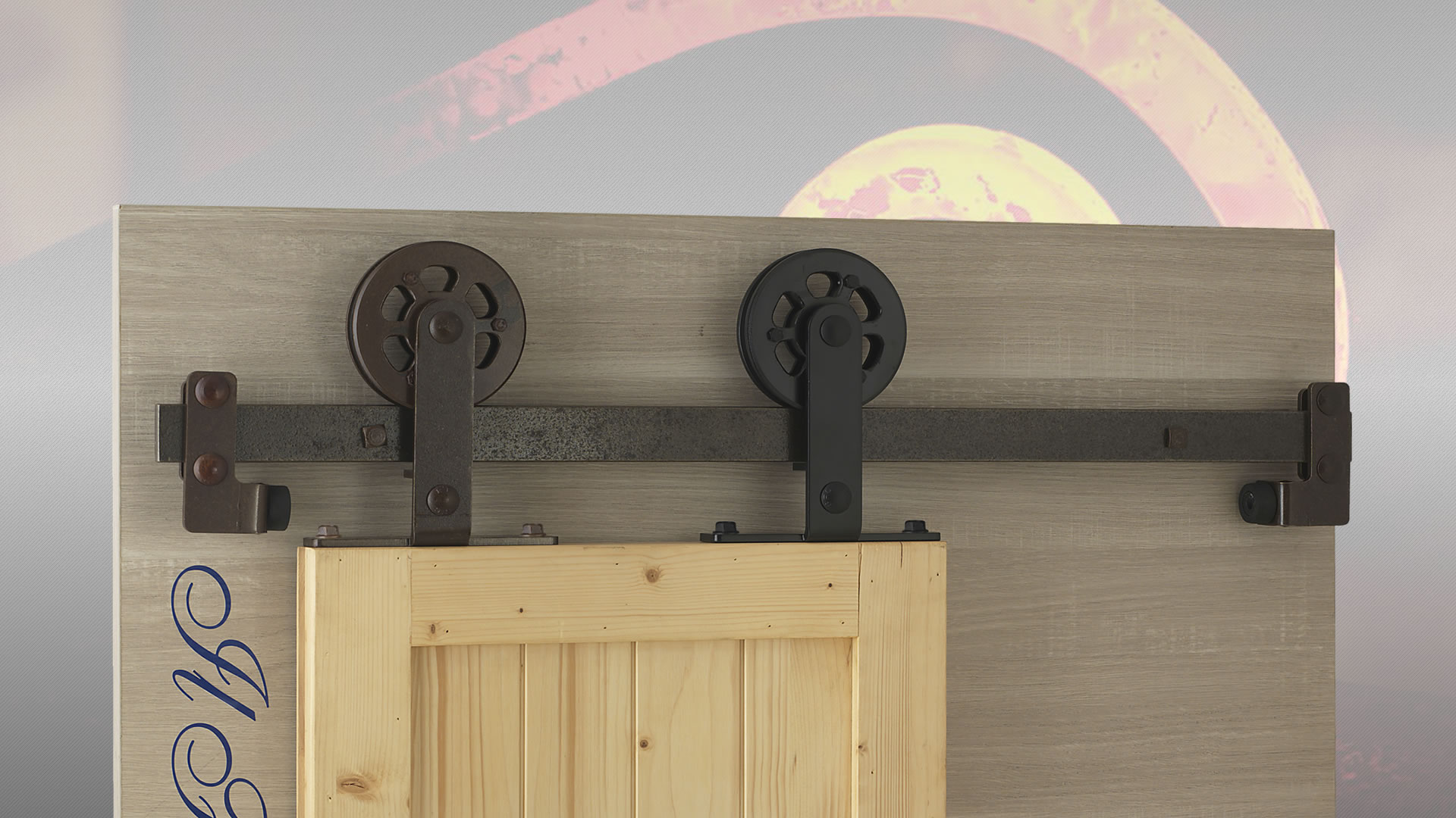 Iron sliding door system