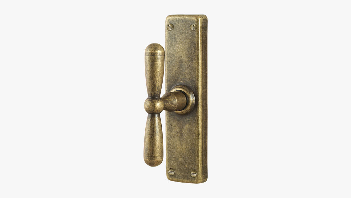 Iron window handle 