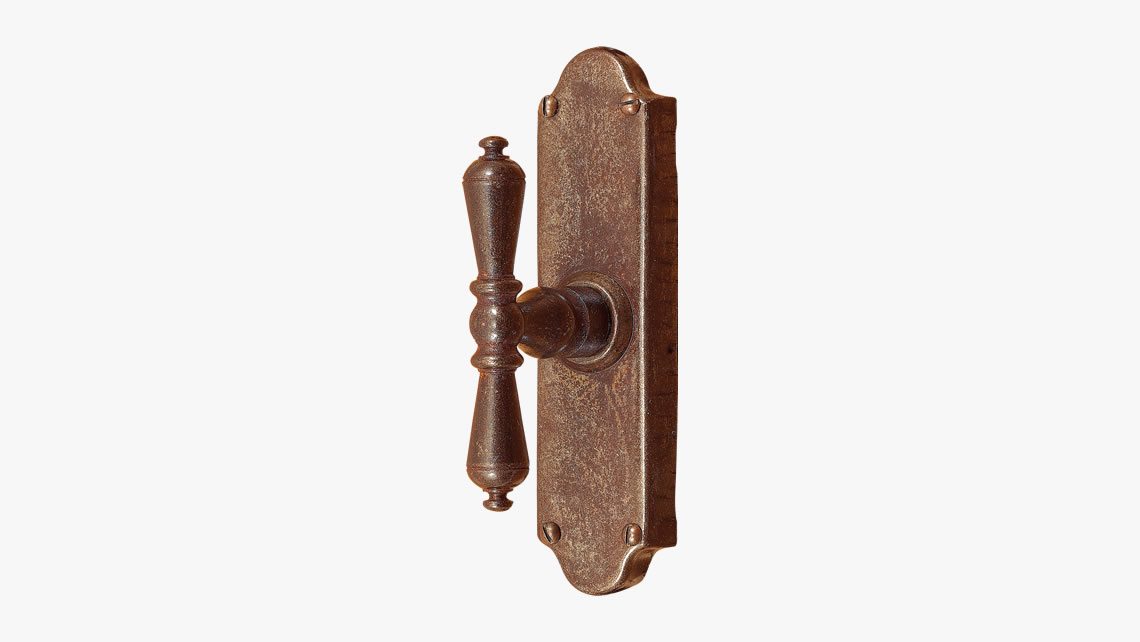 Iron window handle