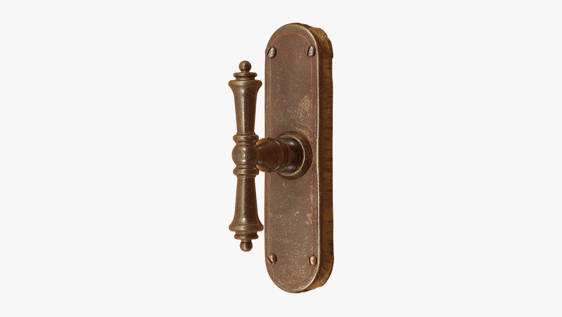 Iron window handle 