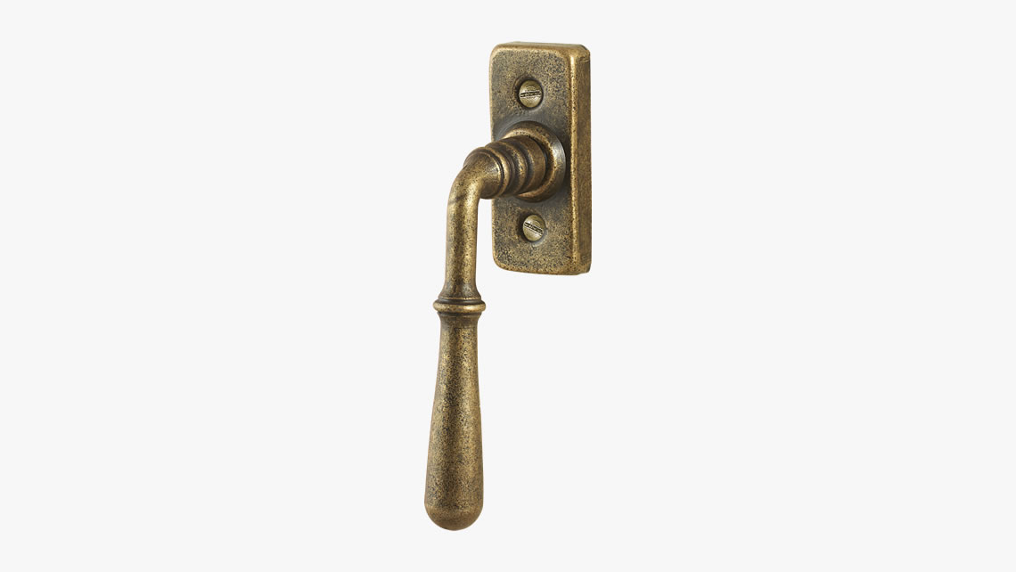 Iron window handle