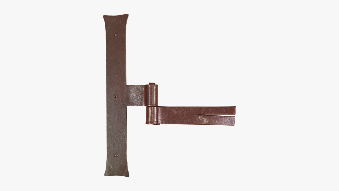 Forged iron vertical hinge