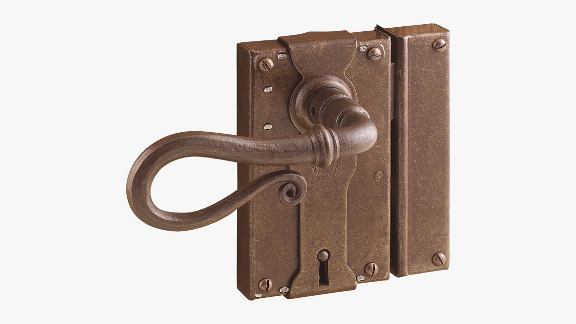 Iron door lock 