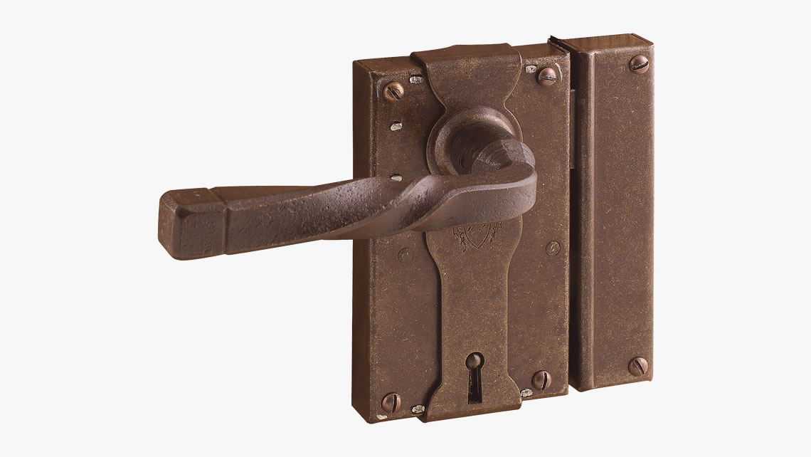 Iron door lock 