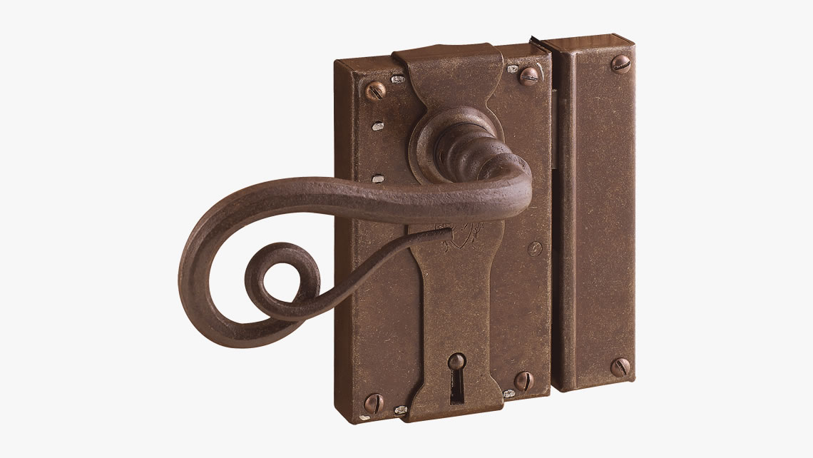 Iron door lock 