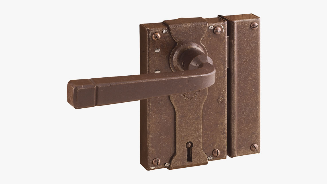 Iron door lock 