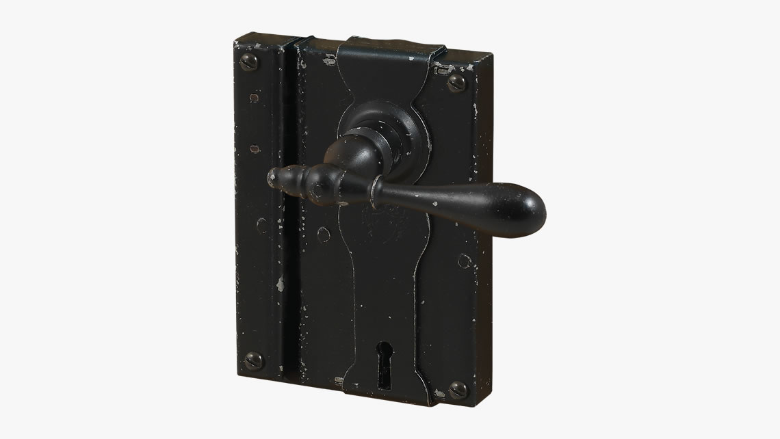 Iron door lock 