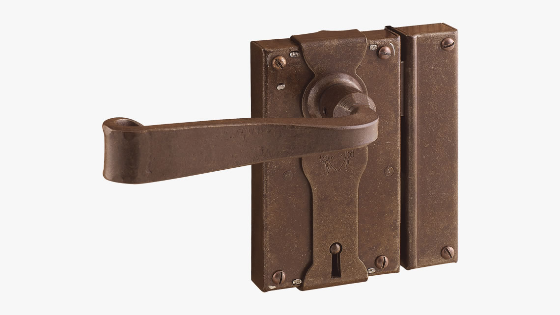 Iron door lock 