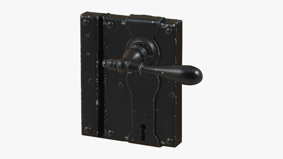 Iron door lock 