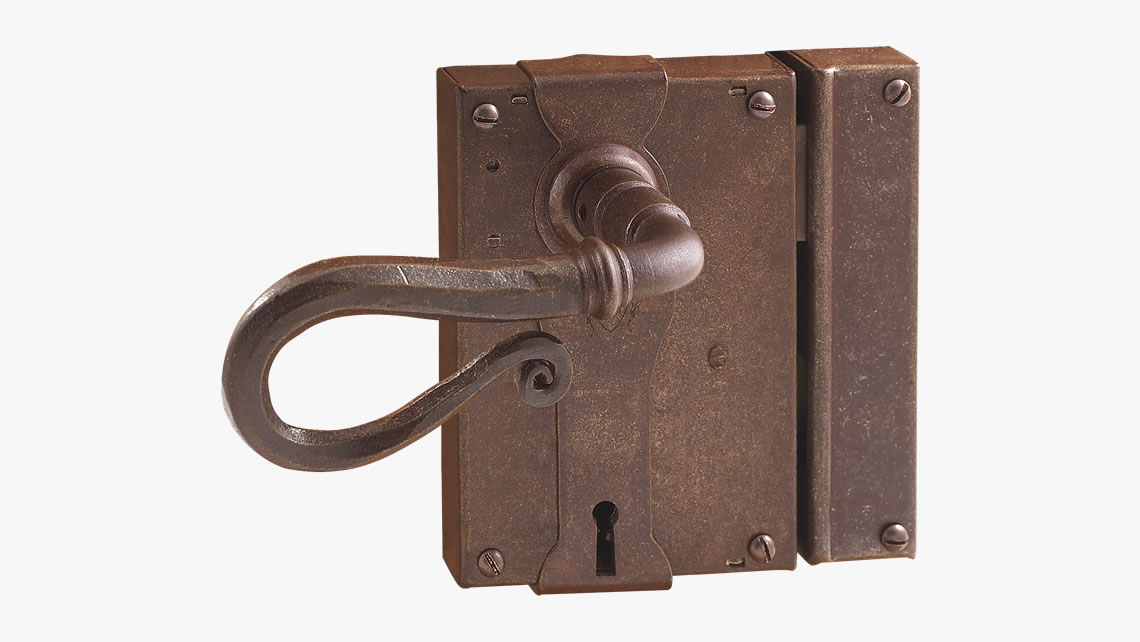 Iron door lock 