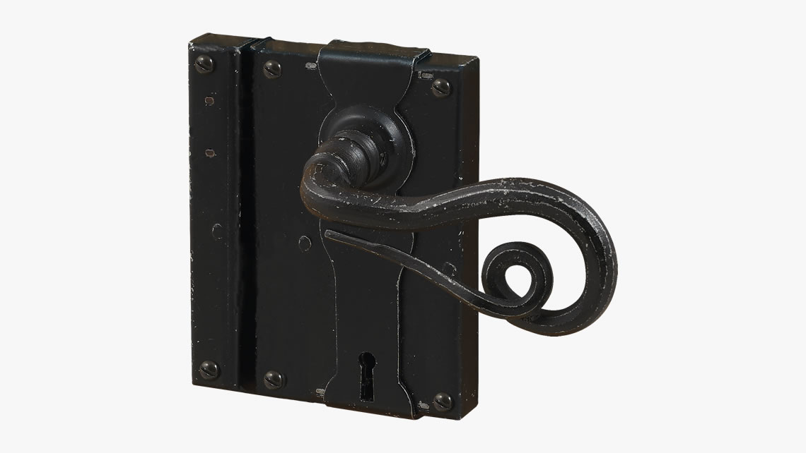 Iron door lock 