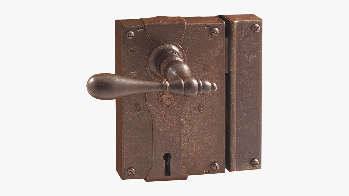 Iron door lock 