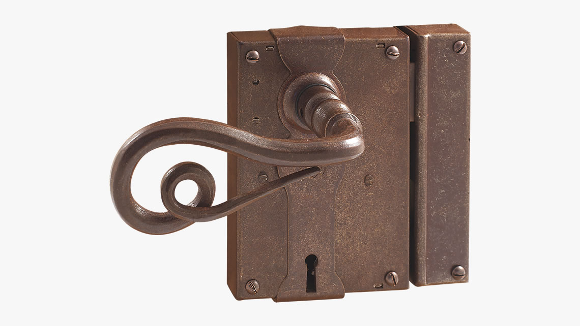 Iron door lock 