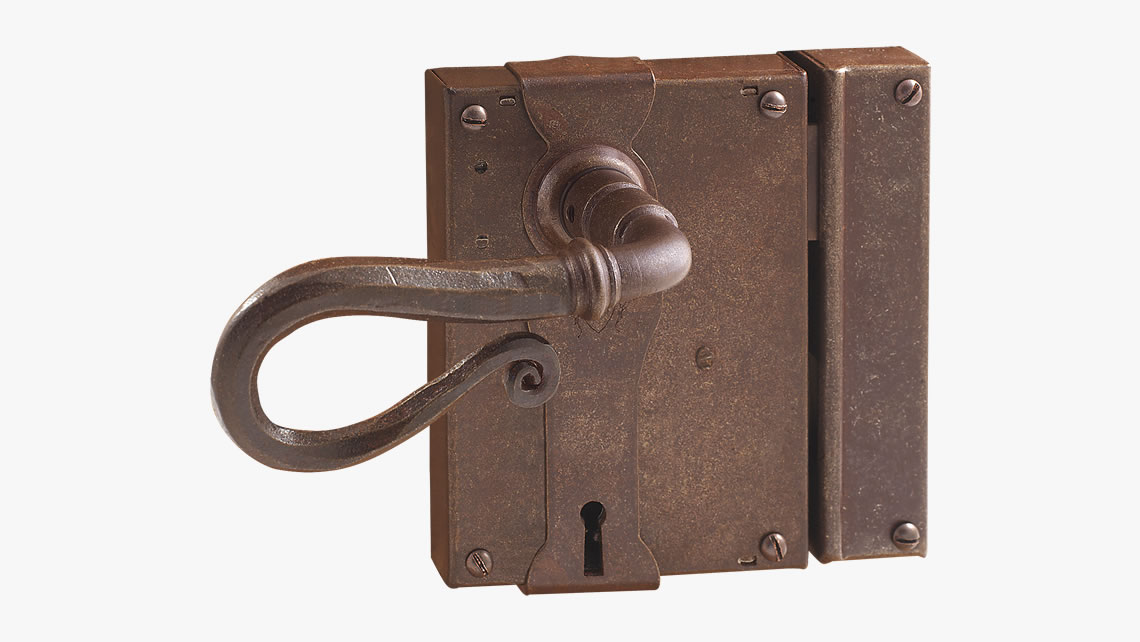 Iron door lock 