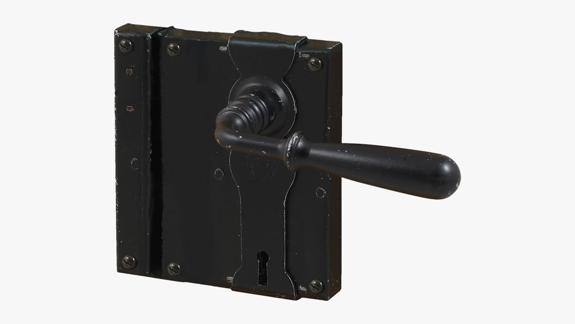 Iron door lock 