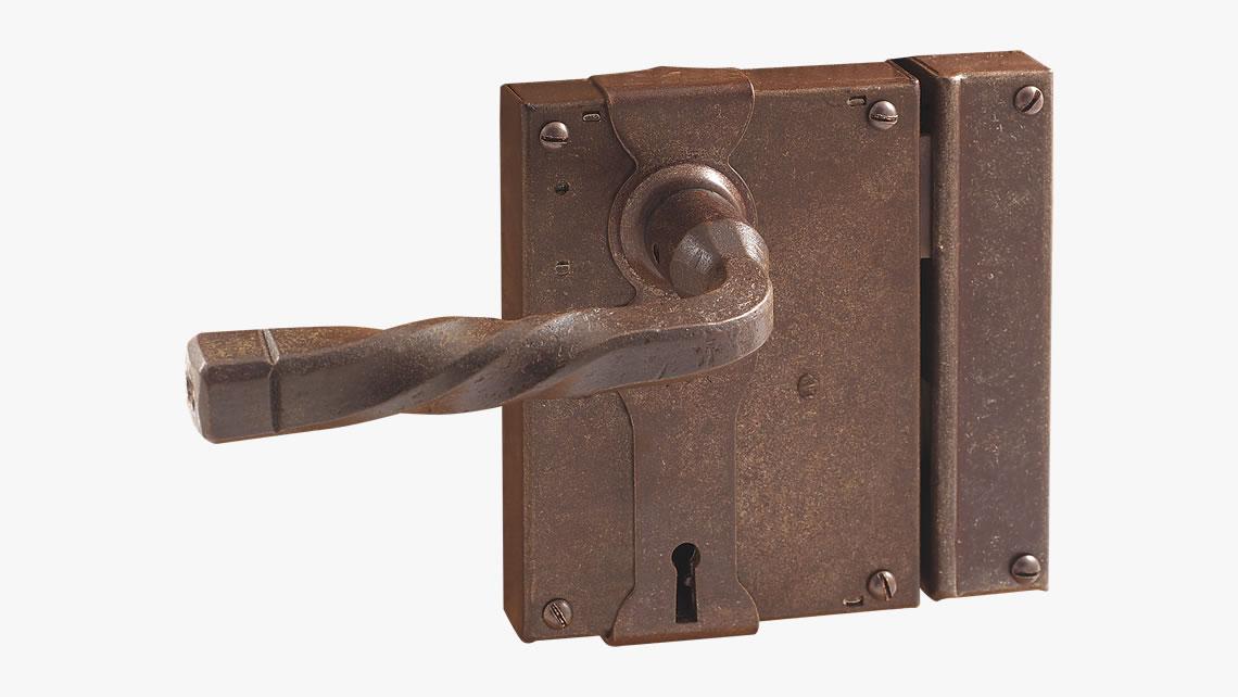 Iron door lock 