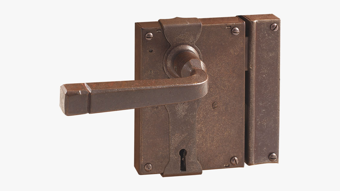 Iron door lock 