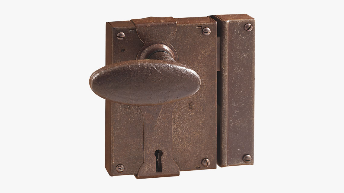 Iron door lock 