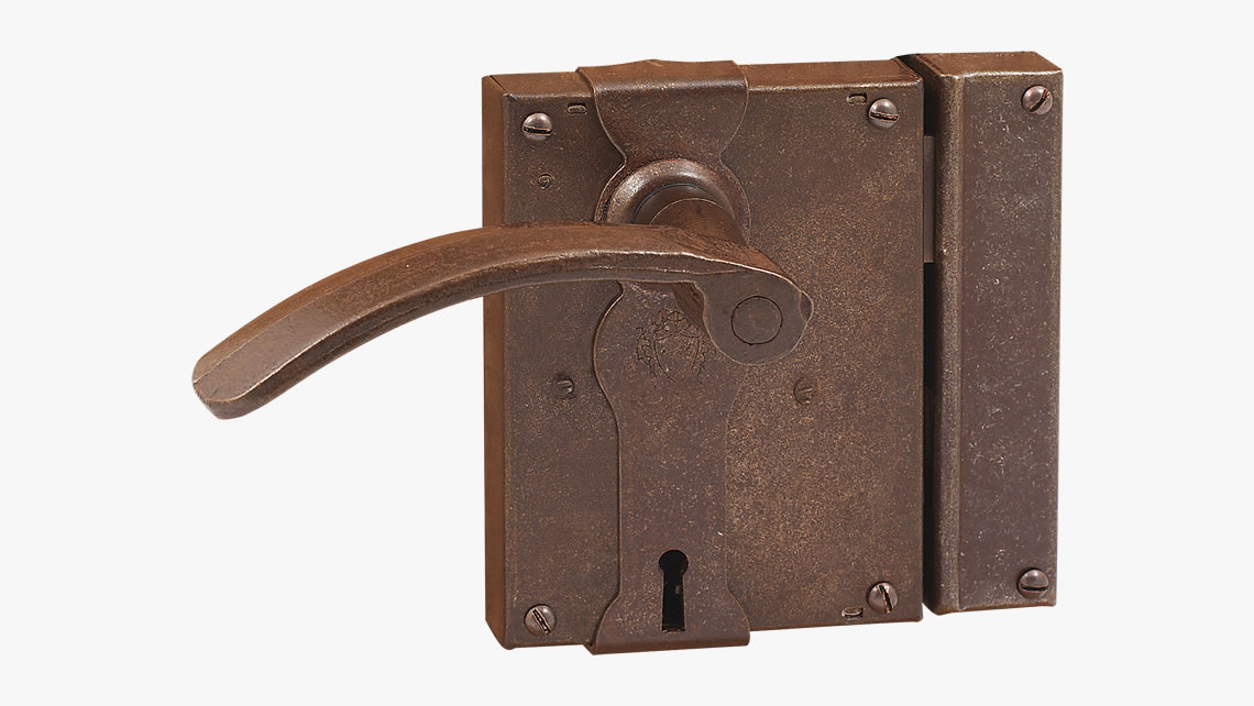 Iron door lock 