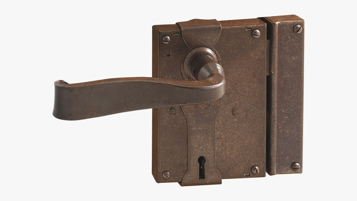 Iron door lock 