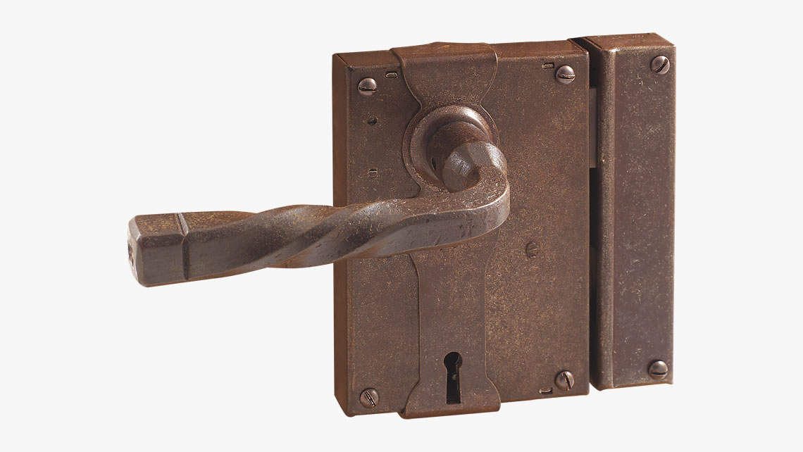 Serratura con maniglia