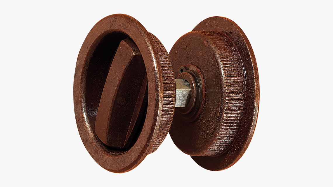 Maniglia da incasso - Ditale per scrigno