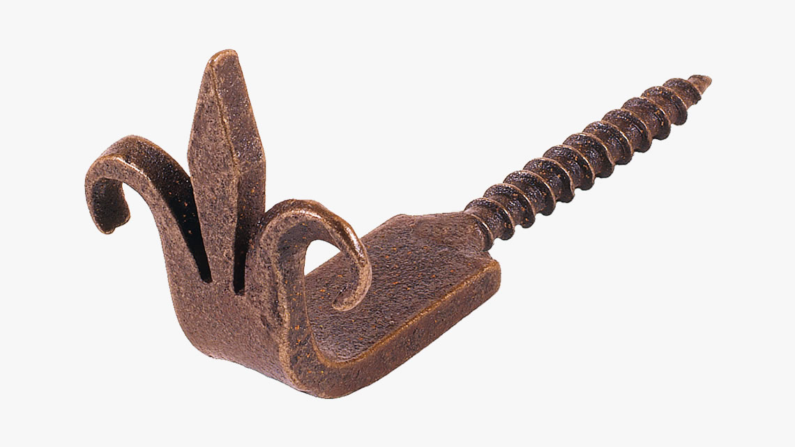 Portatarghe forgiato 